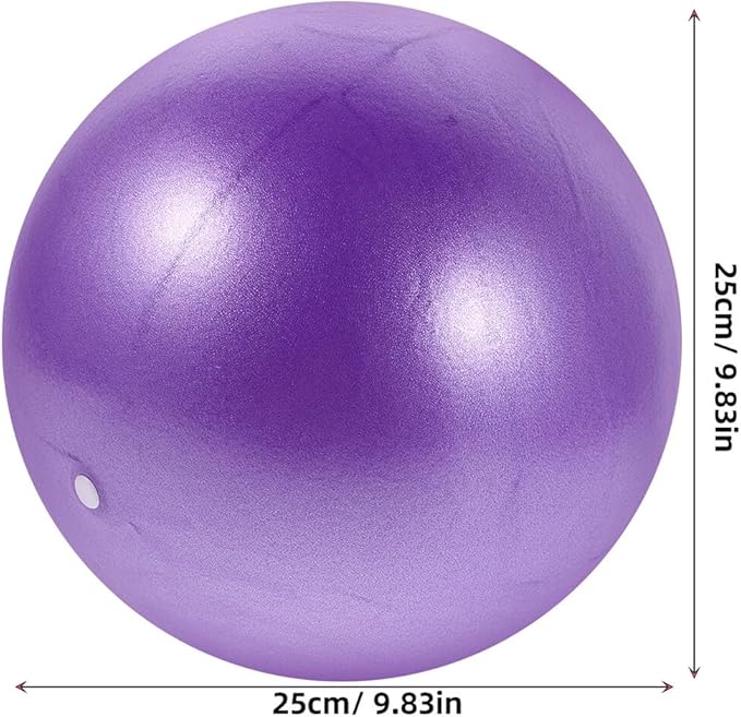 2pcs Mini Pilates Ball 25cm – Thickened Anti-Burst Small Exercise Stability Ball for Core Strength, Balance Training, and Home Yoga Workout