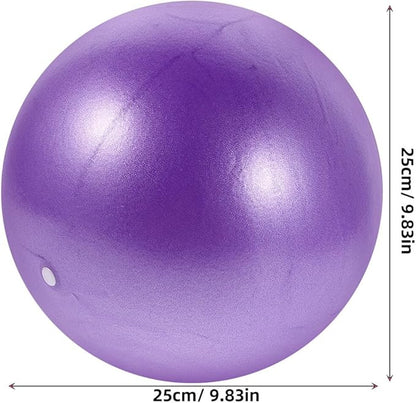 2pcs Mini Pilates Ball 25cm – Thickened Anti-Burst Small Exercise Stability Ball for Core Strength, Balance Training, and Home Yoga Workout