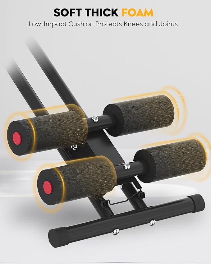 GuuG Ab Machine Ab Trainer Machine : Adjustable Ab Machine for Stomach Workout at Home Gym Ab Workout Foldable Core Strength Training Equipment Home Gym System