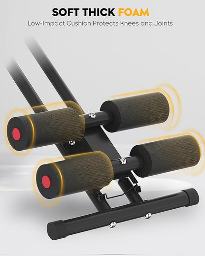 GuuG Ab Machine Ab Trainer Machine : Adjustable Ab Machine for Stomach Workout at Home Gym Ab Workout Foldable Core Strength Training Equipment Home Gym System