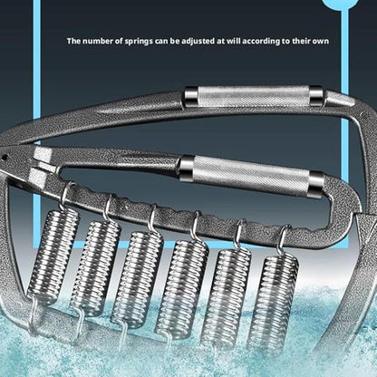 Professional Hand Grip Strengthener 200lbs-1200lbs- Heavy-duty Adjustable Grip Strength Trainer With 2/6 Springs, Finger Stretcher & Arm Strength& Great Wrist & Forearm Exercise Anytime Anywhere