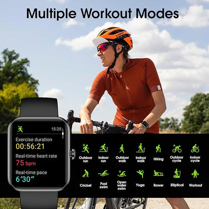 Fitness Tracker Watch, Step Tracker with Heart Rate, Blood Oxygen Sleep Monitor, IP68 Waterproof Pedometer, Step Calorie Counter, Health Fitness Watch for Sports, Activity Tracker for Women Men