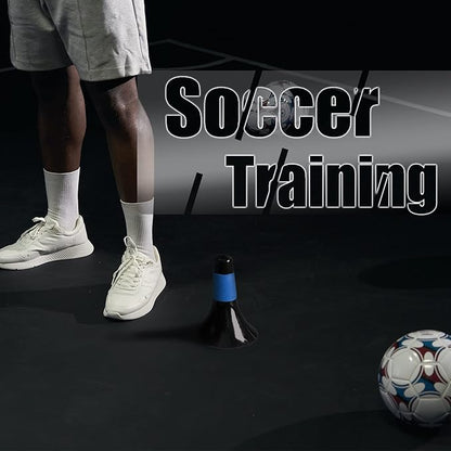 8 Pcs Sport Cones for Drills，9 Inch Agility Training Cones Sports with Carry Bag, Basketball Training Cones for Soccer Football Basketball Speed Grab Drills and Training