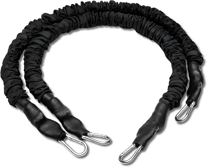 Durable Exercise Bands for Strength Training, Mobility & Stretching - Versatile Safety Sleeved Training Bands for Home, Gym or Outdoor Workouts