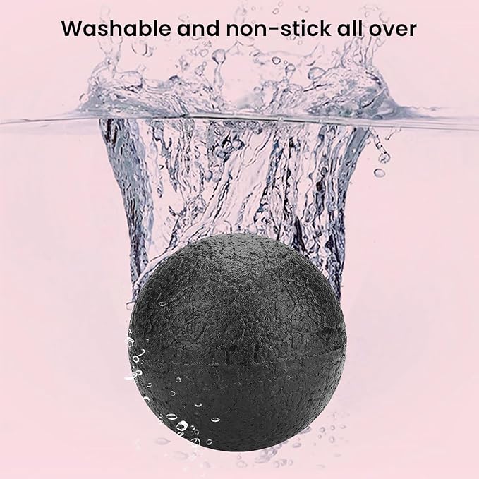 Foam Massage Tool Yoga Massage Ball Relax Muscles Ergonomic Foam Roller for Back Pain Relief, Yoga, Exercise (10CM Single Ball)
