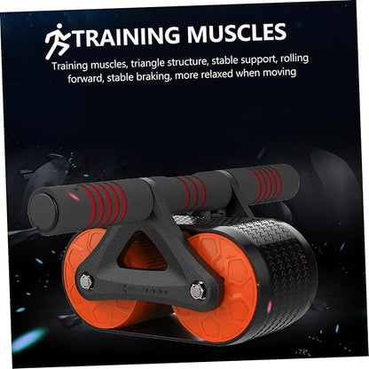 POPETPOP 1Pc Abdominal Wheel Portable Ab Roller for Beginners Core Strength Training Equipment for Home Gym Promotes Fat Burning Movement Stable