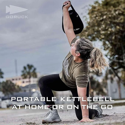 GORUCK Sand Kettlebells Weight for Fitness & Body Workout for Men & Women - for Weightlifting, Dumbbell & Yoga - for Home & Gym Training