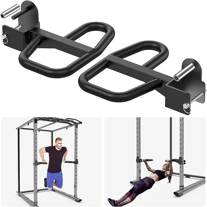 SELEWARE Power Cage Accessories, Dip Handles, Pull‑Up Stations, and Multi‑Grip Training Attachments
