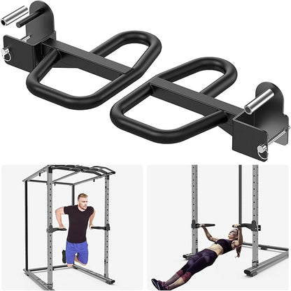 SELEWARE Power Cage Accessories, Dip Handles, Pull‑Up Stations, and Multi‑Grip Training Attachments