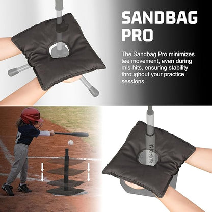 Baseball Tee Sandbag, Weighted Anchors for Batting Tee, All Sport Sandbag, Universal Softball Tee Sandbag for Hitting Drills and Added Stability