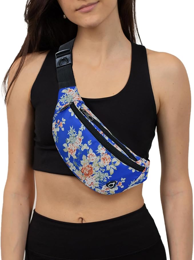 Fanny Pack for Men Women, Waterproof Sports Waist Bag Pack, Belt Bag for Travel Hiking Running