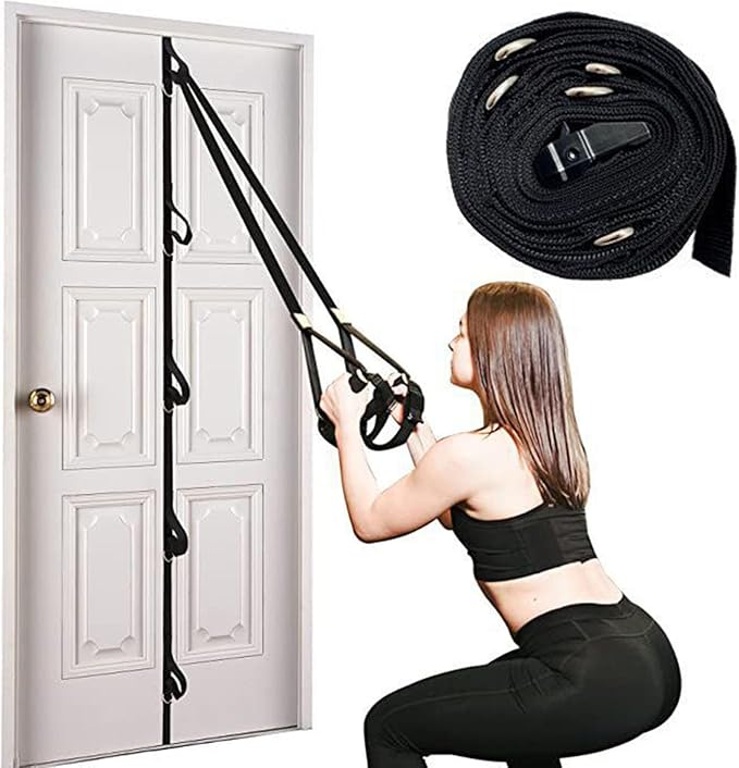 Door Anchor Strap for Resistance Bands, Heavy Duty Multi Point Resistance Band Door Anchor, Portable Anchor Gym Attachment for Home Fitness, Resistance Workout Equipment