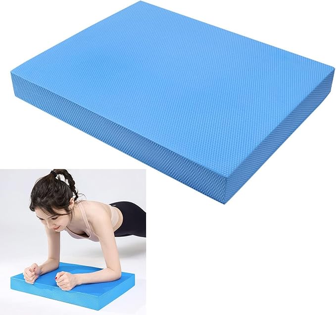 Balance Pad, TPE Yoga Balance Cushion Pad Soft Cushion High Rebound Mat Training Foam Pad Flat Support Pad for Exercise