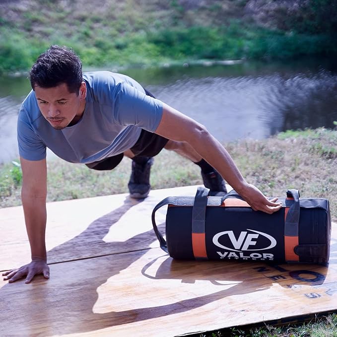 Valor Fitness SDB Pre-Filled Sandbags for Weight and Functional Training with 5 Grip Handles