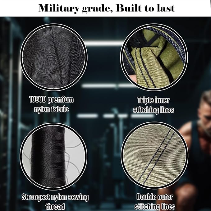 AceFit Training Sandbag for Working Out| Heavy Duty Workout Sandbags| Weights Sand Bags for Training, Exercise| Military Conditioning, Fitness, Cross-Training & Strength Training