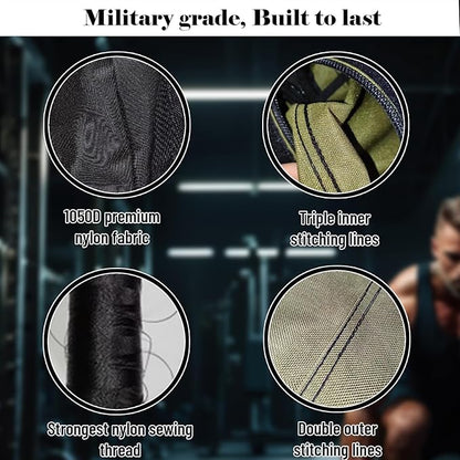 AceFit Training Sandbag for Working Out| Heavy Duty Workout Sandbags| Weights Sand Bags for Training, Exercise| Military Conditioning, Fitness, Cross-Training & Strength Training