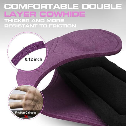 Lifting Straps, Weight Lifting Wrist Wraps for Weightlifting, Heavy Powerlifting, Deadlifts, Rows, Pull Ups, Adjustable Neoprene Padded Gym Workout Strength Training Wrist Hooks for Men/Women