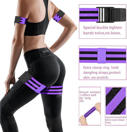 Booty Bands, Booty Bands for Working Out,Blood Flow Restriction Bands,Adjustable BFR Training Bands,Best Fabric Resistance Bands for Exercising Your Butt, Squat, Thigh, Fitness