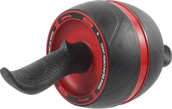 TOYANDONA Ab Roller Wheel Exercise Roller for Core Workout with Automatic Rebound, Portable Abdominal Trainer Wheel for Home Fitness, Men and Women Slimming Exercise Equipment