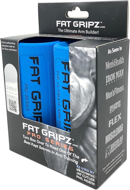 Fat Gripz - Thick Grips - Increased Muscle Fiber Activation - Bigger Arms (4x Men's Health Award Winner)