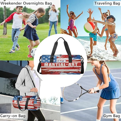 Personalized-Martial-Arts-Gear-Bag for Karate Teakwondo, Custom Jiujitsu Bag for Boys, Karate Teakwondo Bag for Gear Waterproof Lightweight Large USA
