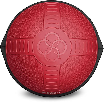 Bosu Half Ball Home Balance Exercise Trainer for Strength and Flexibility Workouts with Built to Last Burst Resistant Material and Hand Pump