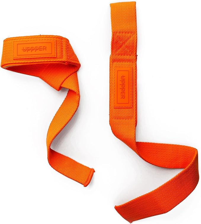 UPPPER Lifting Straps for Weightlifting – 22" Cotton Wrist Straps with Neoprene Padding for Deadlifts, Pullups, Gym Workouts – For Men & Women | Premium Fitness Gear