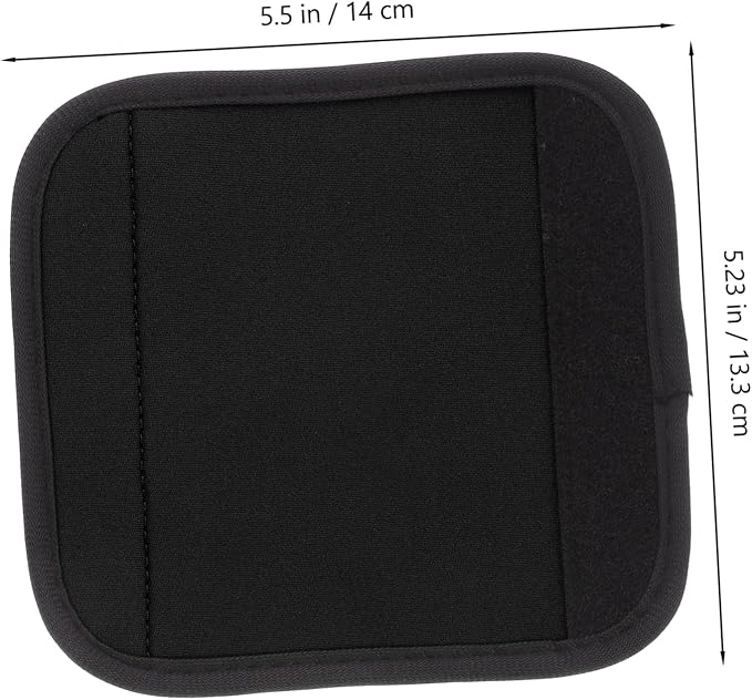 KESYOO 2pcs Weightlifting Barbell Pads Non-skid Polyester Mat Barbell Dumbbell Training Pad for Hip Thrust