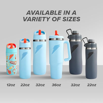 Gatorade 'Overtime' 22oz Stainless Steel Water Bottle, Straw Cap, Coral