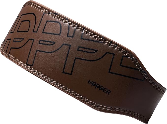 UPPPER Weight Lifting Belt - Double Prong 4” to 2.5” Tapered Premium Lifting Belt for Men and Women - Ultimate Back Support For Weightlifting and Powerlifting | Premium Fitness Gear