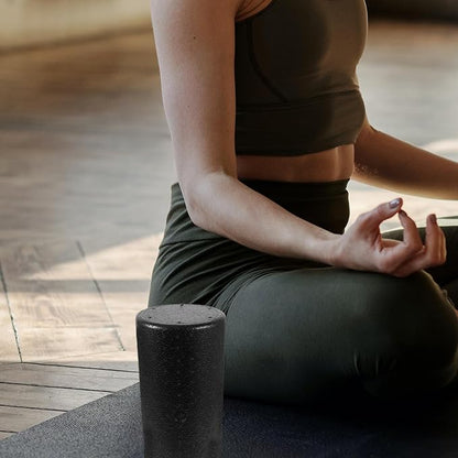 Homoyoyo Yoga Massage Roller Foam Epp Muscle Relaxation Stick 30x15cm Black Fitness Trigger Point Roller for Home Exercise and Muscle