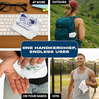 ARMORAY Sweat Absorbing Towel Handkerchief – Quick-Dry Microfiber Gym Towels for Face, Hands & Body – Workout Towel for Men, Sport Rag, Perfect for Tennis, Pickleball & Sauna Use by Women