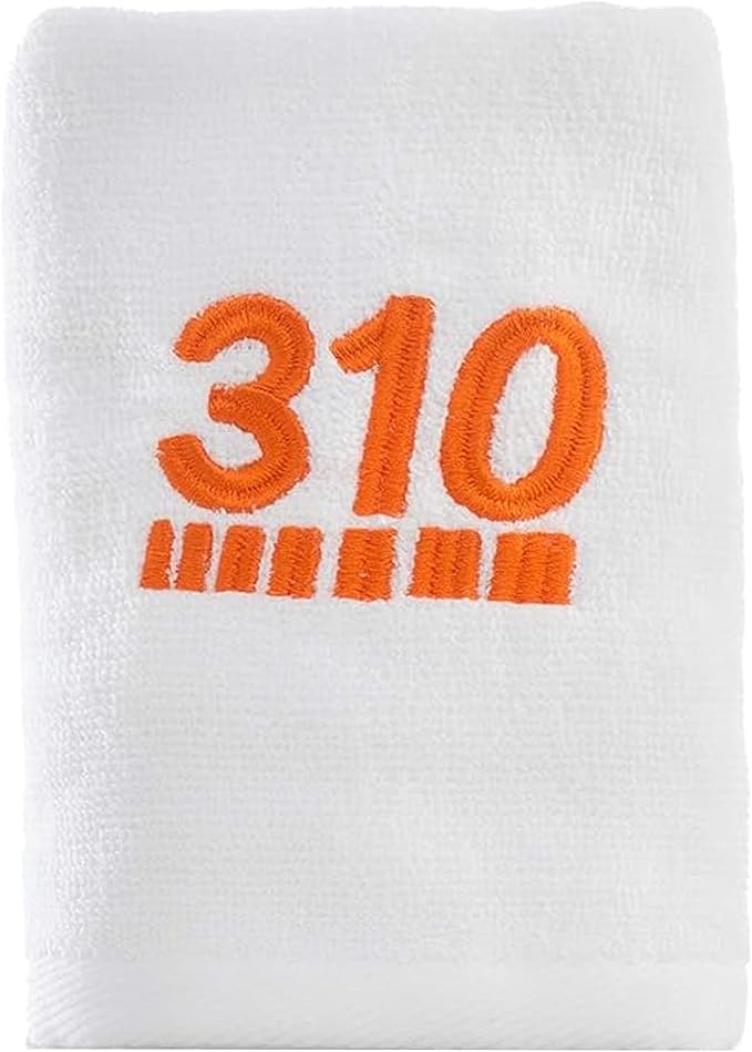 310 Nutrition Sports Gym Towel - 100% Terry Cotton Sweat Towel for Men & Women - Soft, Absorbent, Quick-Dry Fitness for Gym, Yoga, Travel, Sports & Outdoor Workouts