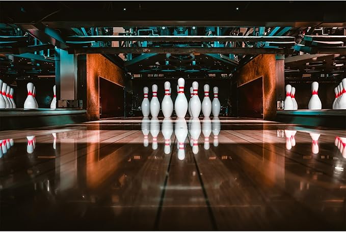 Bowling Backdrop Let's Strike Up Some Fun Photography Background Bowling Birthday Party Backdrop Decors Indoor Bowling Club Backdrop Sport Game Background Kids Adults Photo Studio Props 20x10ft