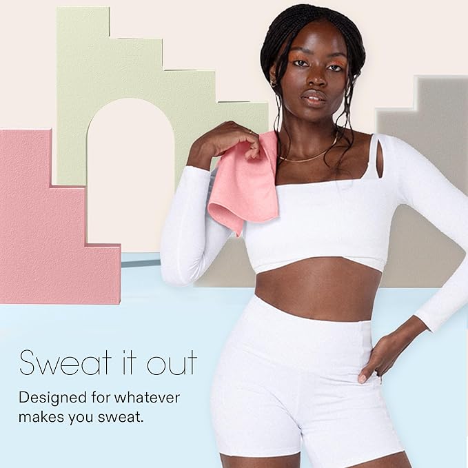 Bala Mini Sweat Towels for Gym, Sea - Cooling & Sweat Absorbing Gym Towels for Athletic Sports, Yoga, Pilates & Exercise - Home Workout Essentials for Women & Men - Soft, Quick Dry Fitness Rags