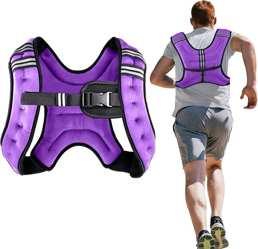 Henkelion Weighted Vest Weight Vest for Men Women Kids Weights Included, Body Weight Vests Adjustable for Running, Training Workout, Jogging, Walking