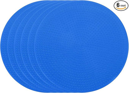 PATIKIL Spot Markers, Non-Slip Floor Dots Agility Markers Flat Field Cones Poly Dot