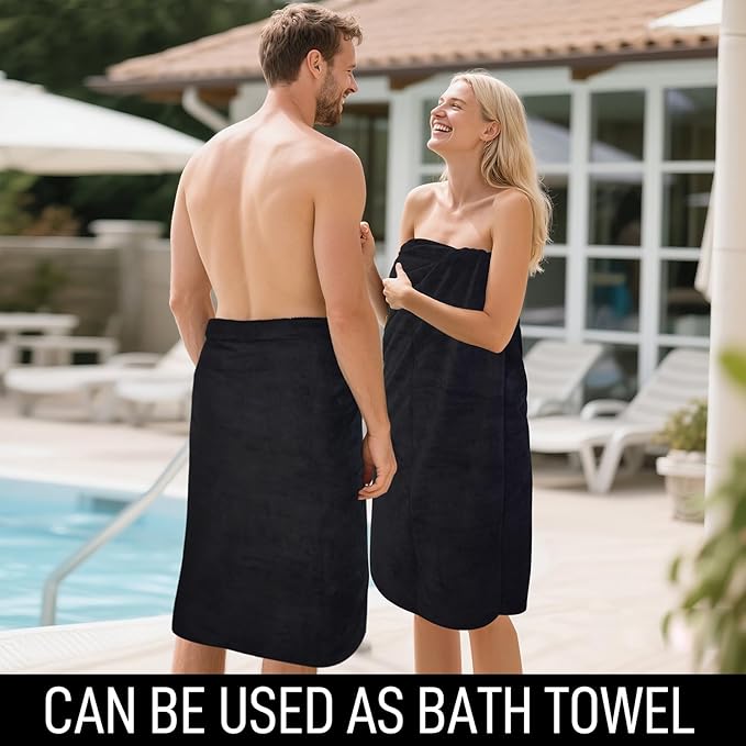 SUNLAND Microfiber Gym Bath Towel Ultra Soft Travel Camping Towel Super Absorbent Swimming Sport Towels with Carry Bag for Adults and Children