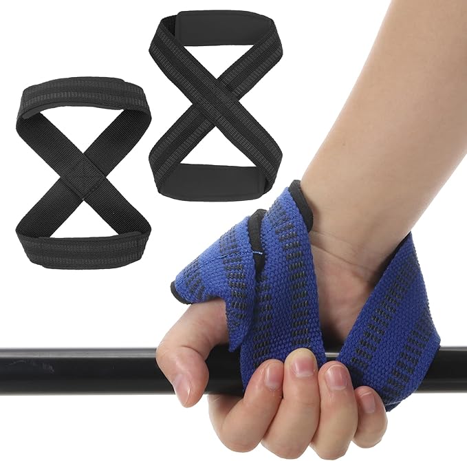 PATIKIL Figure Lifting Strap, Anti-Skid Weightlifting Wrist Wraps Dead Lift Padded Grips Weight Lifting Straps
