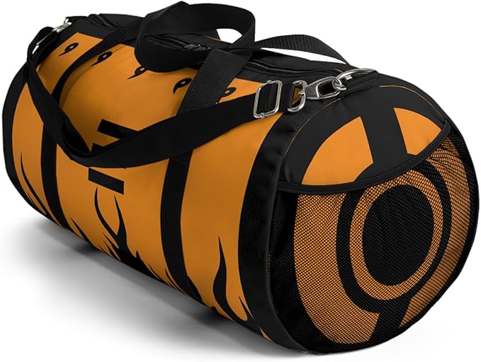 Anime Gym Bag for Women Men - Large Capacity Waterproof Workout Fitness Travel Sports Bags Fashion Street Camping ExpandaCLe Carry On Duffle Bag For Couple (Yellow Nne Tails) PTY