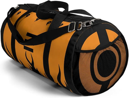 Anime Gym Bag for Women Men - Large Capacity Waterproof Workout Fitness Travel Sports Bags Fashion Street Camping ExpandaCLe Carry On Duffle Bag For Couple (Yellow Nne Tails) PTY