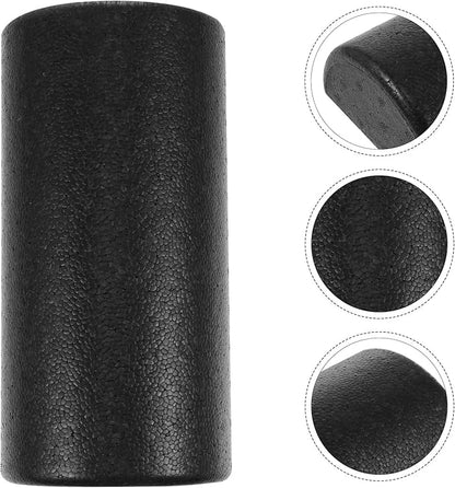 Epp Half-Round Yoga Roller Foam Massage Stick for Muscle, Black 30cm, Fitness Roller for Neck, Arm, Leg Massage and Exercise Therapy