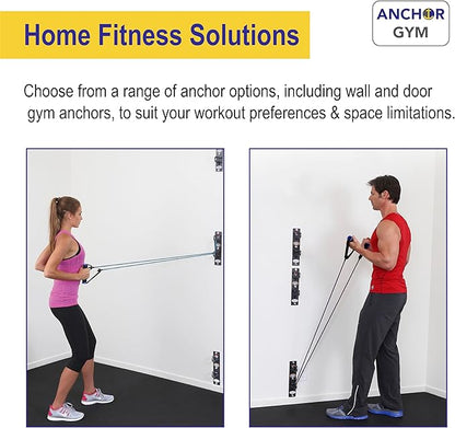 Anchor Gym Body Weight Resistance Straps - Adjustable Body Weight Training Straps, Stretching & Full-Body Training - Exercise Straps with Handles for Home Gym Workouts