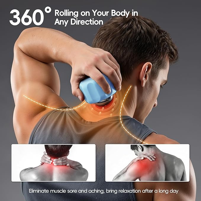 Ice Massage Roller Ball for Pain Relief & Muscle Recovery – Cooling Cold Therapy Roller for Plantar Fasciitis, Deep Tissue, and Sore Muscles