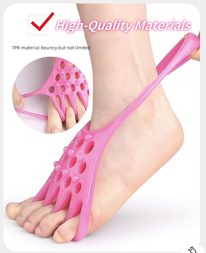 Toe Resistance Bands Strong Loop- Toe Stretcher -Toe Bands -Toe Strengthener -Toe Exercise Strap for Yoga, Pilates Foot Stretching Exercises Toe Exercise Bunion Correction Relief