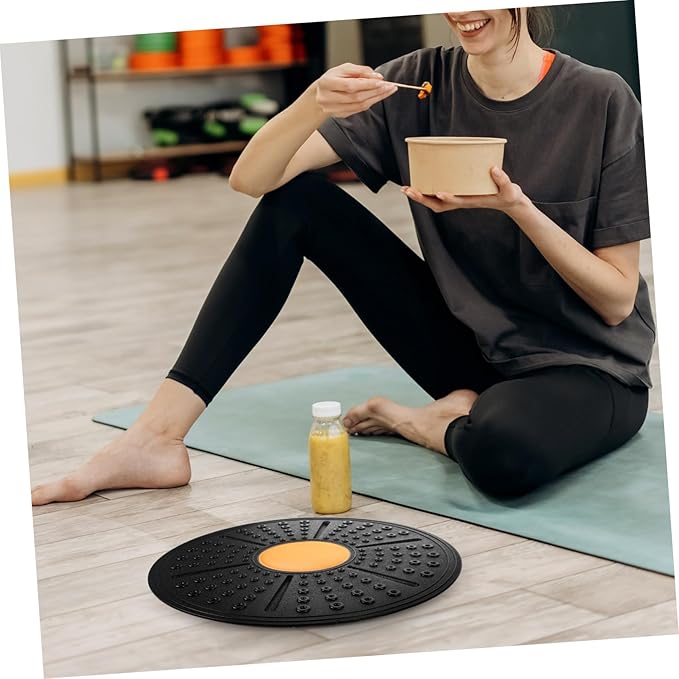 BESTonZON Balance Half Ball Board Wobble Exercise Board for Fitness Rehabilitation and Non Slip Design with Durable Material for Home and Office