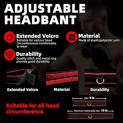 Boxing Reflex Ball Headband Set - 4-Pack Reflex Balls with 2 Adjustable Headbands for Boxing & MMA, Perfect for Improving Reaction Speed, Timing, Accuracy, Focus and Hand-Eye Coordination