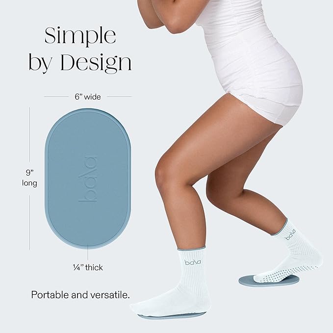 Bala Capsule Sliders for Working Out, Core Workout Sliders - Floor Exercise Sliders & Fitness Gliders for Squats, Lunges, & Push-up Variations - Strength Slides for Yoga, Pilates & Aerobics