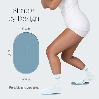 Bala Capsule Sliders for Working Out, Core Workout Sliders - Floor Exercise Sliders & Fitness Gliders for Squats, Lunges, & Push-up Variations - Strength Slides for Yoga, Pilates & Aerobics