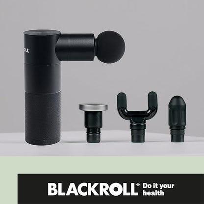 BLACKROLL - Handheld FASCIA Muscle Massage Gun, Deep Tissue Vibrating Massager for Athletes, Exercise, and Recovery to Release Tension in Muscles and Fascia, Aluminum Handheld Electric Body Massager